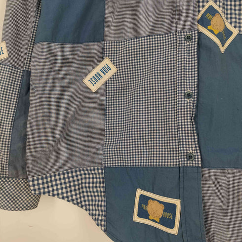 ピンクハウス PINK HOUSE ギンガムネーム付きボタンダウンシャツ レディース JPN:38