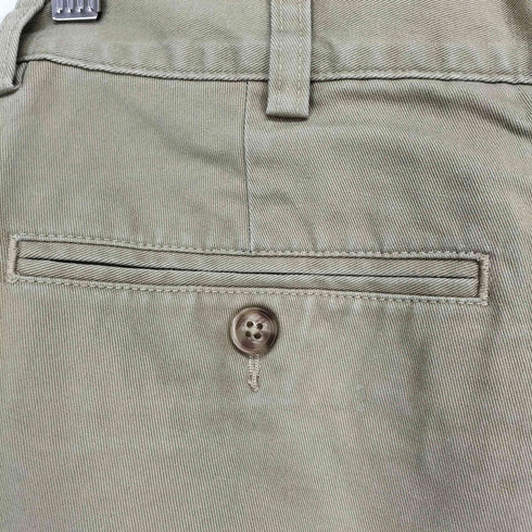 エルエルビーン L.L.Bean NATURAL FIT 裏地チェックチノパン メンズ 31