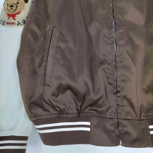 ATSUKI ONISHI くま ベア ナイロンブルゾン レディース