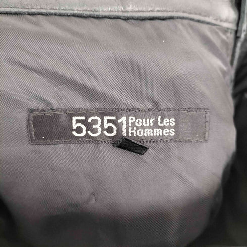 5351pour les hommes カウレザーパンツ メンズ 2