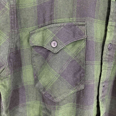 リーバイス Levis チェック柄 長袖フランネルシャツ メンズ import:L