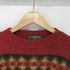 ニューヨーカー NEWYORKER HAND KNITTING ノルディック柄 クルーネックニット セーター レディース import:M