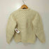 aran WOOLEN MILLS バスケットボタン ケーブル編みウールニットカーディガン レディース