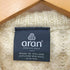 aran WOOLEN MILLS バスケットボタン ケーブル編みウールニットカーディガン レディース