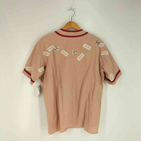 ピンクハウス PINK HOUSE デカロゴ ベースボールシャツ レディース