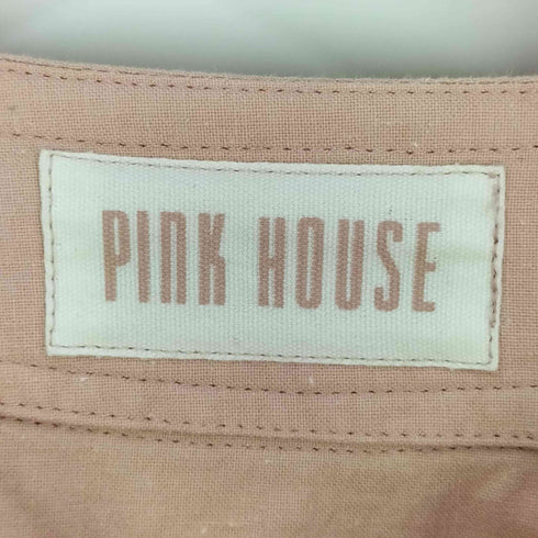 ピンクハウス PINK HOUSE デカロゴ ベースボールシャツ レディース