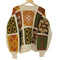 ニューヨーカー NEWYORKER HAND KNITTING 総柄 クルーネックニット セーター レディース import:M