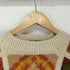ニューヨーカー NEWYORKER HAND KNITTING 総柄 クルーネックニット セーター レディース import:M
