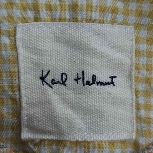 カールヘルム Karl Helmut ヒヨコ 羊 パッチワーク ヘンリーネック プルオーバーシャツ レディース