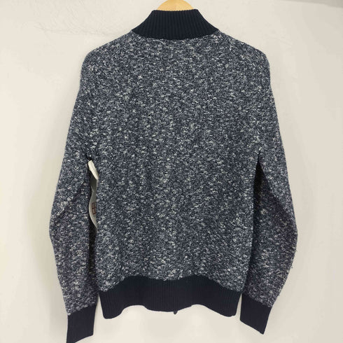 ニューヨーカー NEWYORKER ウール混 ニット ブルゾン ジャケット ジップ カーディガン メンズ import:M