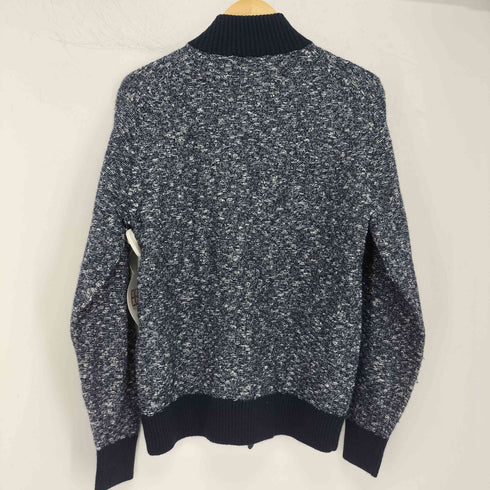 ニューヨーカー NEWYORKER ウール混 ニット ブルゾン ジャケット ジップ カーディガン メンズ import:M