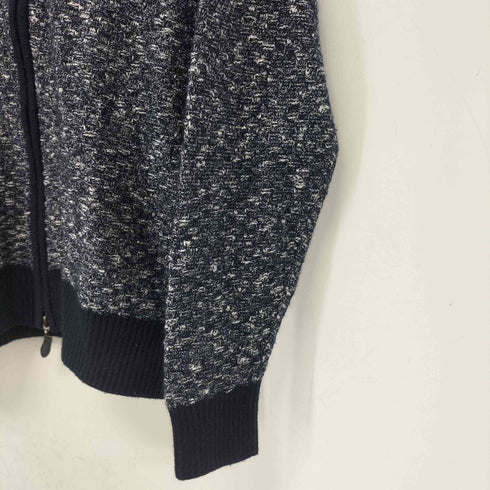 ニューヨーカー NEWYORKER ウール混 ニット ブルゾン ジャケット ジップ カーディガン メンズ import:M
