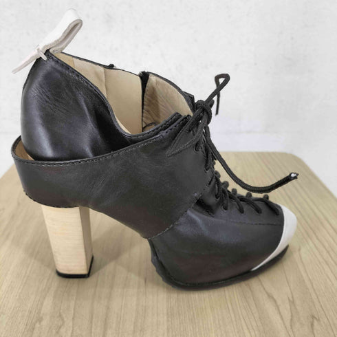 アレキサンダーマックイーン Alexander McQueen レースアップヒールブーツ レディース JPN:36