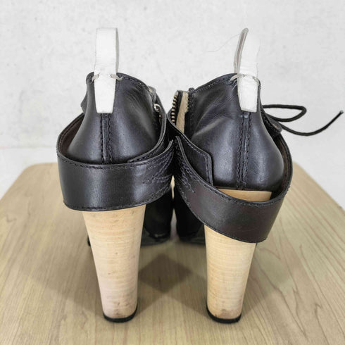 アレキサンダーマックイーン Alexander McQueen レースアップヒールブーツ レディース JPN:36
