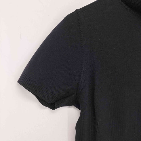 バーバリーロンドン BURBERRY LONDON ワンポイント刺繍 S/S タートルネックニット レディース JPN:2