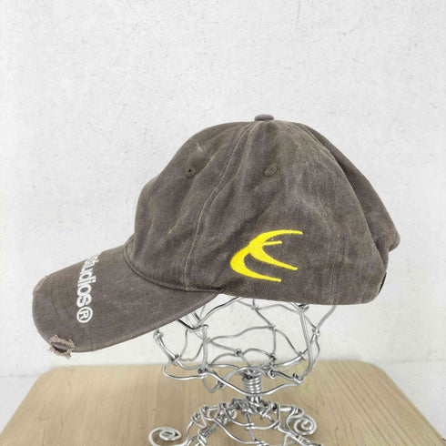 Scuffers ロゴ刺繍 ダメージ加工 キャップ import メンズ