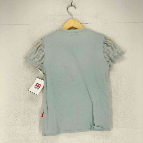 ヴィヴィアンタム VIVIENNE TAM 袖メッシュ切替フロント刺繍チビTシャツ Y2K レディース 0