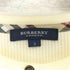 バーバリーロンドン BURBERRY LONDON ワンポイント刺繍 ノバチェック 七分袖 ヘンリーネック リブカットソー レディース JPN:2