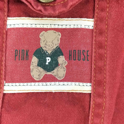 ピンクハウス PINK HOUSE ワッペン オーバーオール レディース