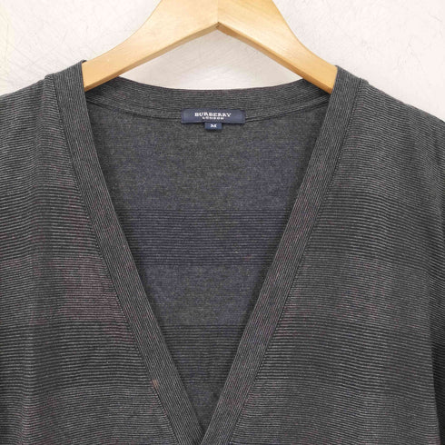 バーバリーロンドン BURBERRY LONDON ボーダー柄 コットンカーディガン メンズ import:M