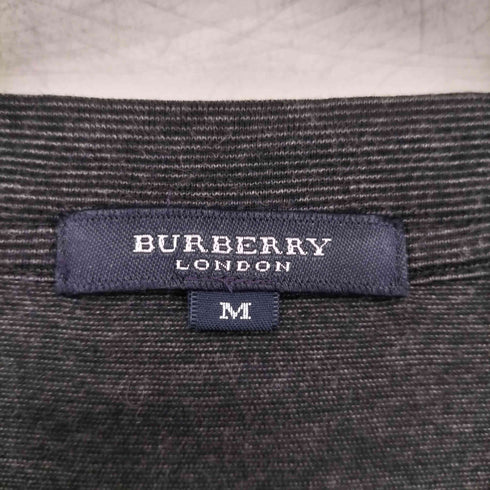 バーバリーロンドン BURBERRY LONDON ボーダー柄 コットンカーディガン メンズ import:M
