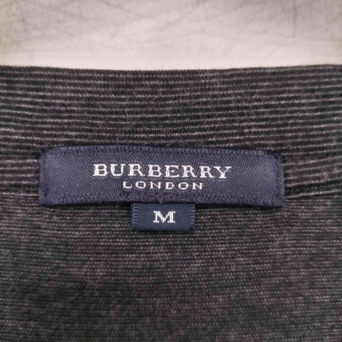 バーバリーロンドン BURBERRY LONDON ボーダー柄 コットンカーディガン メンズ import:M