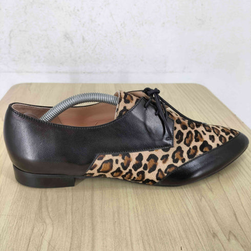 Morgantini ハラコ レースアップシューズ レディース 38 1/2