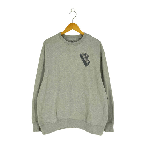 パレス PALACE Stones Crew Grey Marl クルーネックスウェット メンズ import:XL