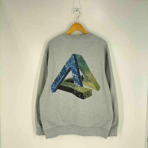 パレス PALACE Stones Crew Grey Marl クルーネックスウェット メンズ import:XL