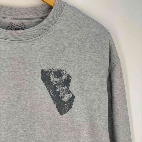 パレス PALACE Stones Crew Grey Marl クルーネックスウェット メンズ import:XL