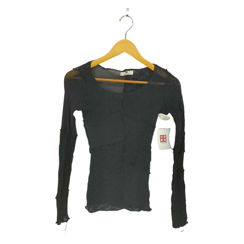 VIVAYOU パッチワークシースルートップス Y2K レディース M