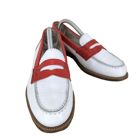 ディエゴベリーニ Diego Bellini バイカラー コインローファー レディース JPN:37