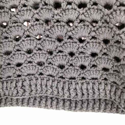 エイチビューティーアンドユースユナイテッドアローズ H BEAUTY & YOUTH UNITED ARROWS クロシェ編みクロップドニット レディース