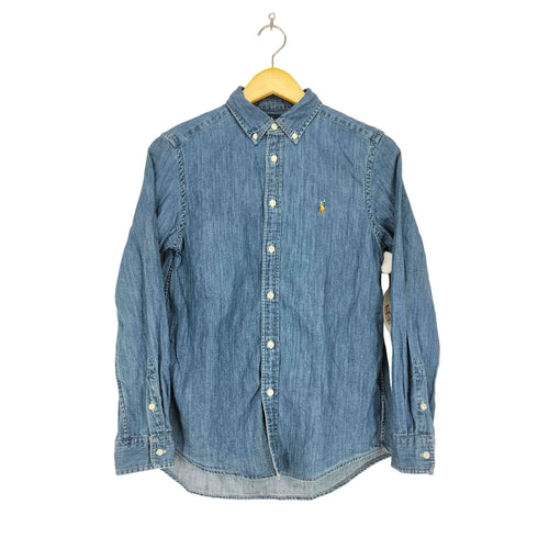 ラルフローレン RALPH LAUREN ポニー刺繍デニムBDシャツ メンズ L