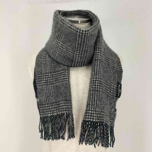 アクアスキュータム AQUASCUTUM カシミヤ100 チェックマフラー メンズ