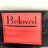 {Preloved HIGHWAIST TAPERED ブラックデニムテーパードパンツ レディース 27R