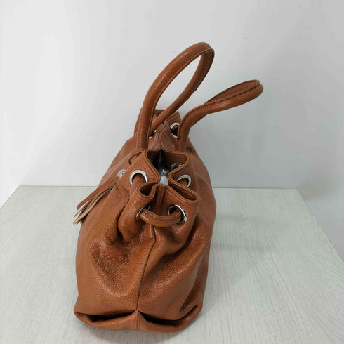 カリーノ carino タッセルチャームレザーバンドバッグ レディース