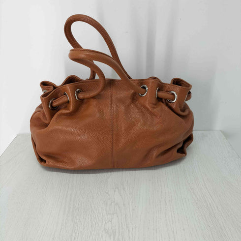 カリーノ carino タッセルチャームレザーバンドバッグ レディース