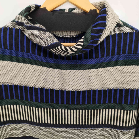 パターントルソー PATTERNTORSO 配色 ニット ロング ワンピース レディース