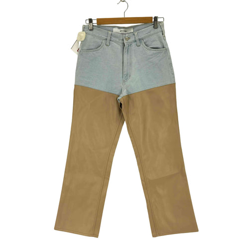 プロボーク provoke 23AW Denim×Fakeleather Pants レディース FREE