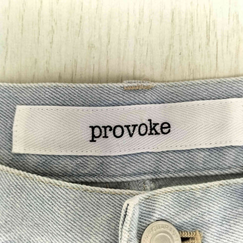 プロボーク provoke 23AW Denim×Fakeleather Pants レディース FREE
