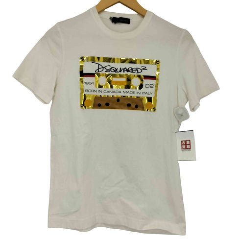 ディースクエアード DSQUARED2 canada’s TWINS クルーネックTシャツ メンズ import:L