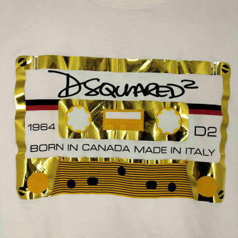 ディースクエアード DSQUARED2 canada’s TWINS クルーネックTシャツ メンズ import:L