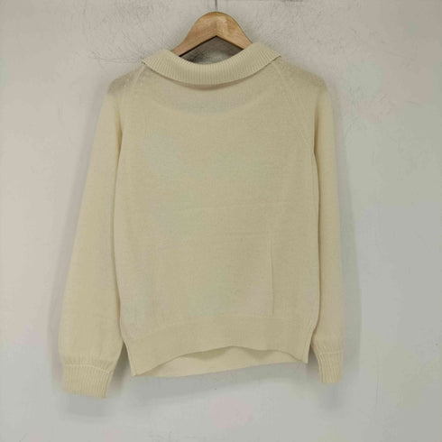 バーバリーロンドン BURBERRY LONDON カシミヤ100 オフショルダー ニット レディース JPN:2