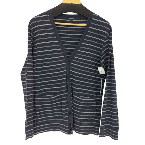 バーバリーロンドン BURBERRY LONDON ボーダー柄 コットンカーディガン メンズ import:M