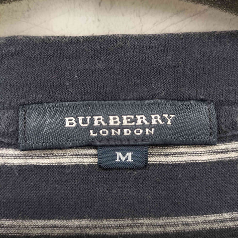 バーバリーロンドン BURBERRY LONDON ボーダー柄 コットンカーディガン メンズ import:M