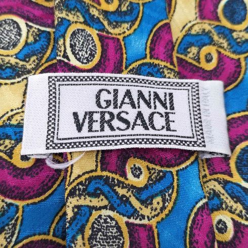 ジャンニヴェルサーチ GIANNI VERSACE 総柄ネクタイ メンズ