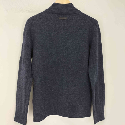 バーバリーロンドン BURBERRY LONDON ウール ニット ブルゾン ジャケット ジップ カーディガン メンズ import:M