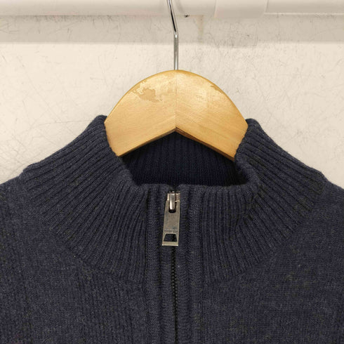 バーバリーロンドン BURBERRY LONDON ウール ニット ブルゾン ジャケット ジップ カーディガン メンズ import:M