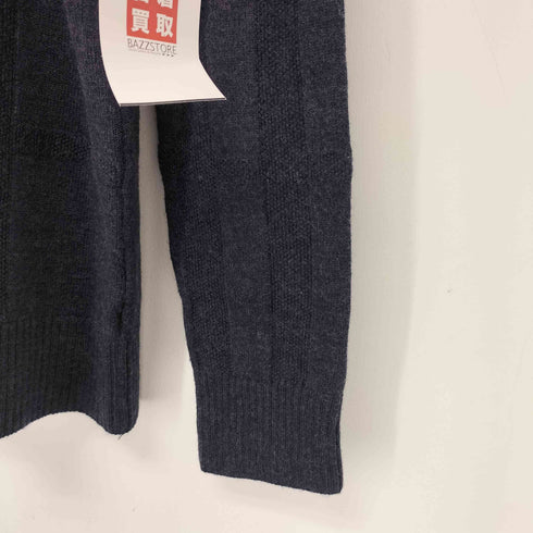 バーバリーロンドン BURBERRY LONDON ウール ニット ブルゾン ジャケット ジップ カーディガン メンズ import:M